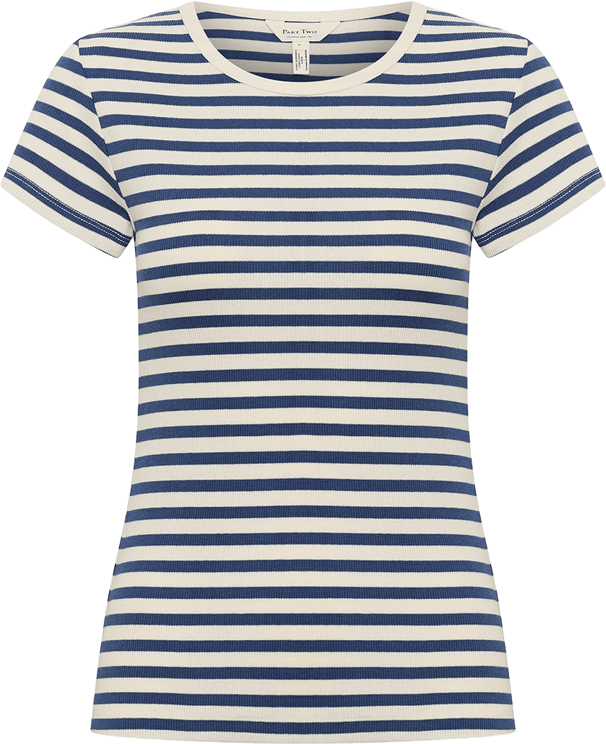 Rochelle PW TS T-shirt, från Part Two, i färgen Oceania Stripe.