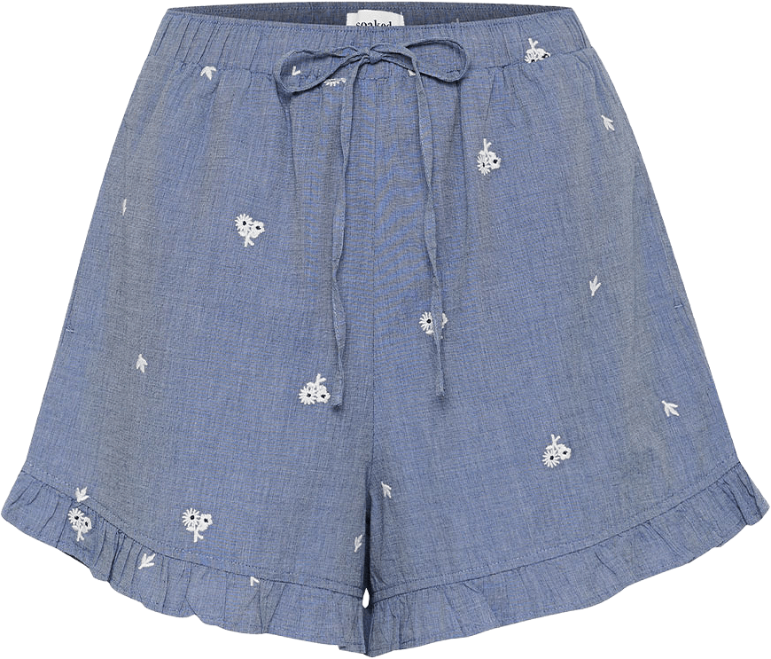 Elly Shorts, från Soaked In Luxury, i färgen Medium Blue Denim.