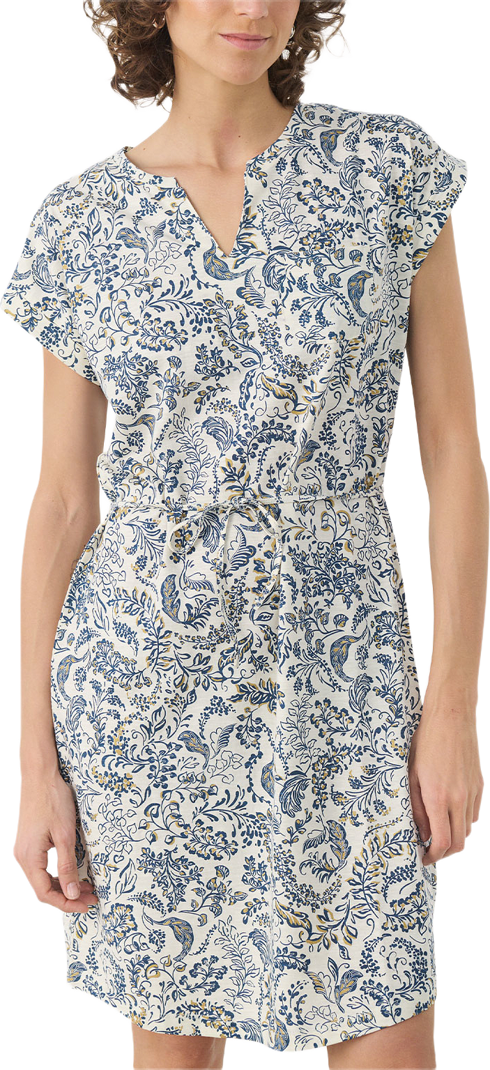 MabelsPW Dress, från Part Two, i färgen Midnight Navy Botanical W Foil.