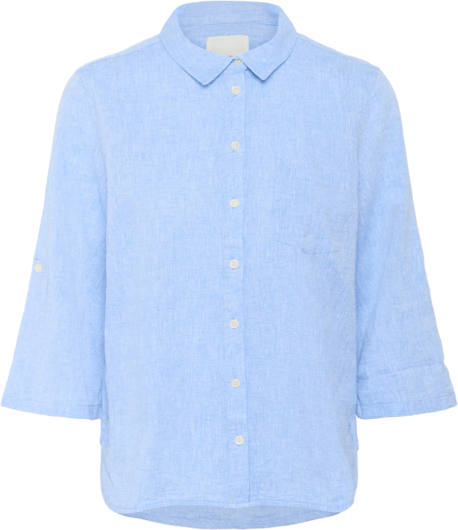 Cindie PW SH Shirt, från Part Two, i färgen Marina Chambrey.