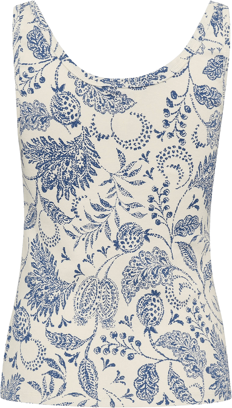 Roselyn PW TO Shirt, från Part Two, i färgen Oceana Paisley Print.