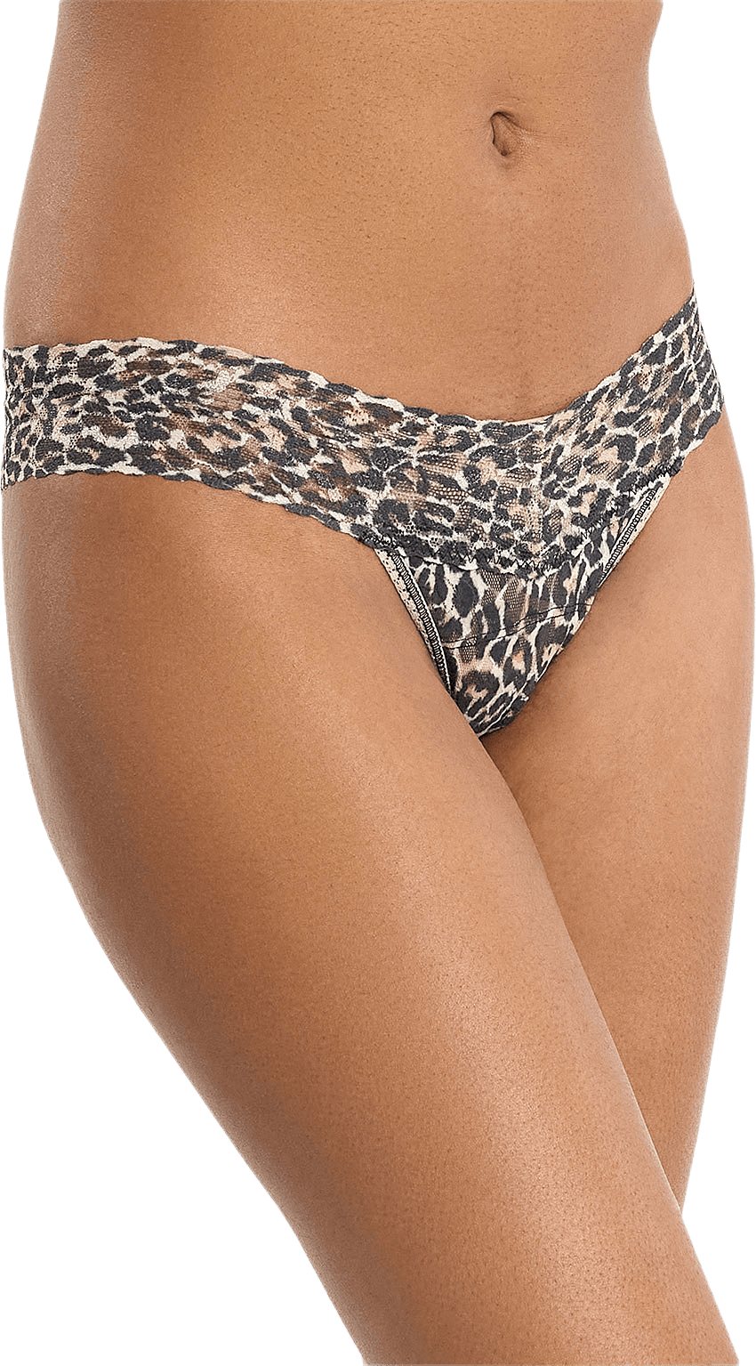 Hanky Panky Classic Leopard Low Rise Thong, från Hanky Panky, i färgen Brown/Black.