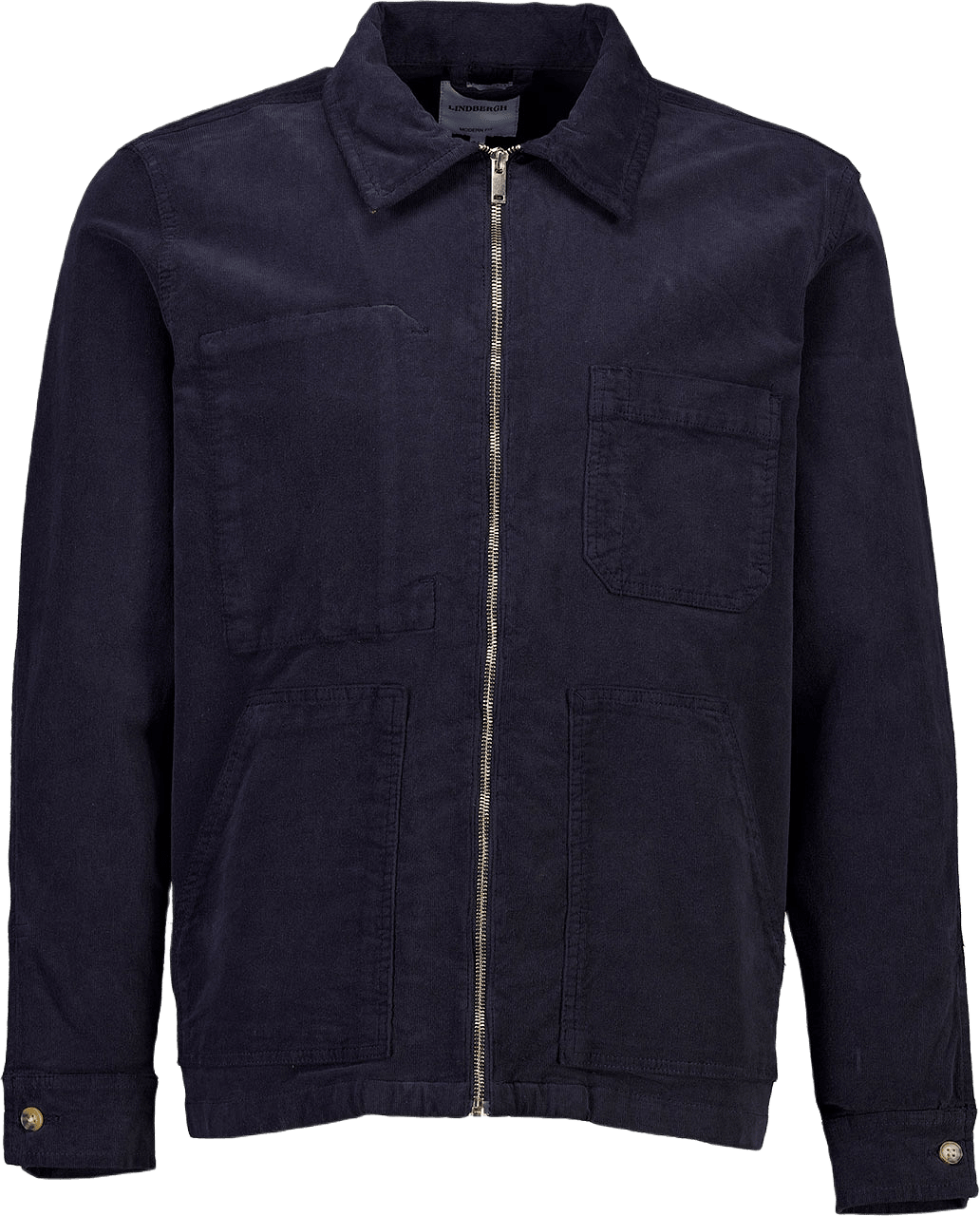 Superflex Corduroy Overshirt, från Lindbergh, i färgen Navy.