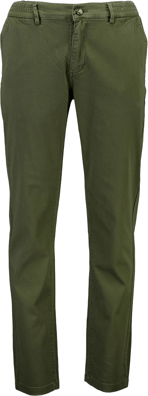 Superflex Chinos, från Lindbergh, i färgen Dk Army.