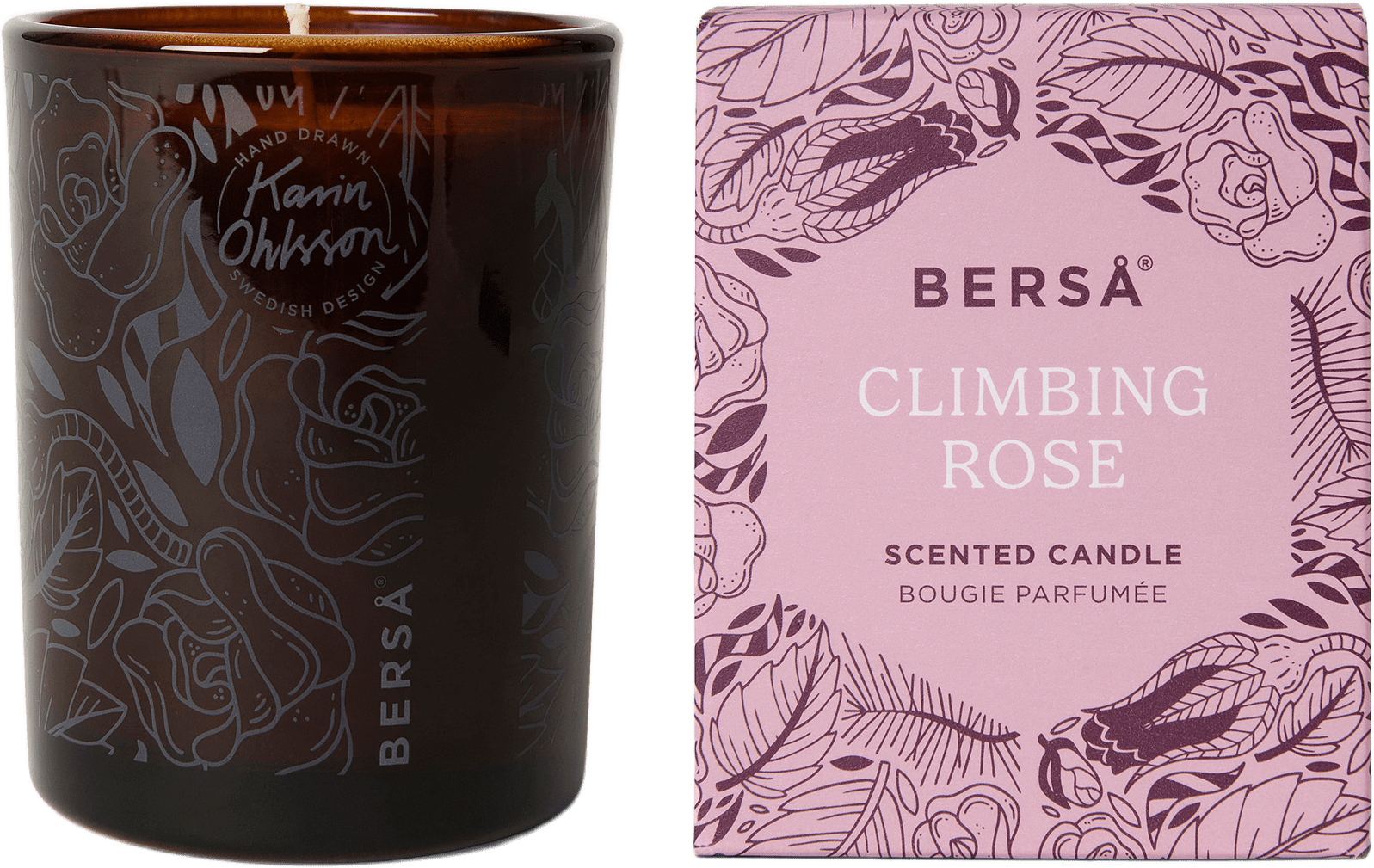 Scented Candle Climbing Rose, från Berså.