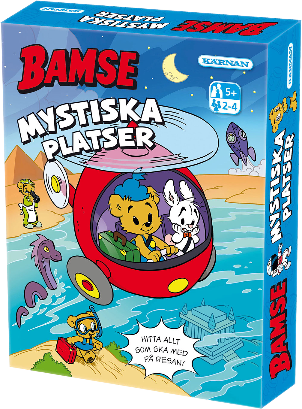 Spel Bamse Mystiska platser, från KÄRNAN.