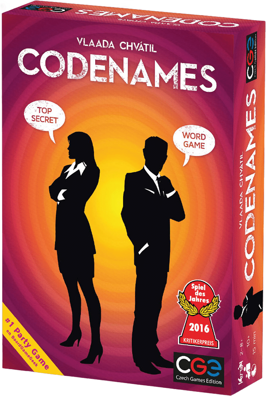 Spel Codenames (eng), från Brädspel.