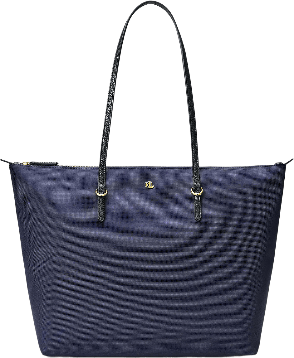 Nylon Large Keaton Tote Bag, från Lauren Ralph Lauren, i färgen Refined Navy.