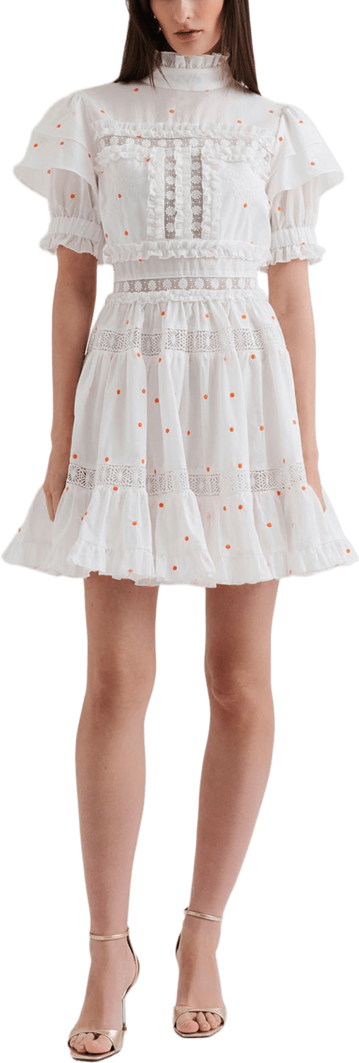 Iro Dress, från Malina, i färgen White Papaya.