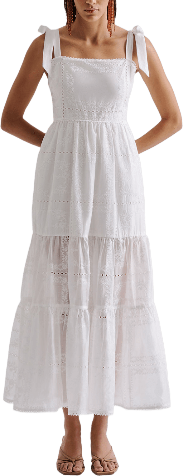 Adri Dress, från Malina, i färgen White.