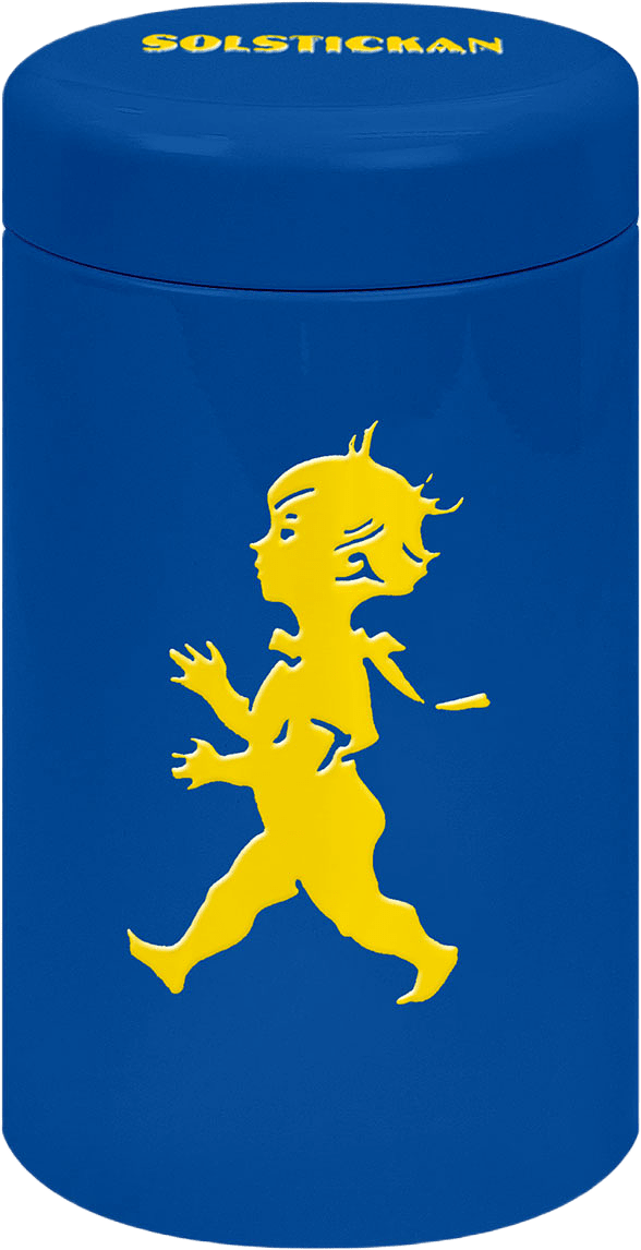 Tändsticksrör Sverige, från Solstickan Design, i färgen Blå.