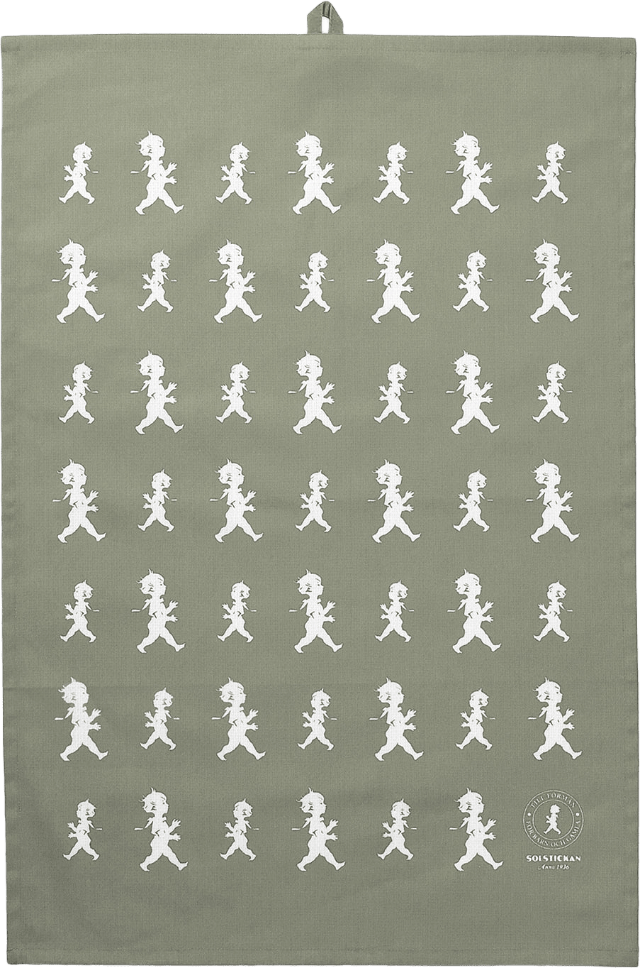 Kökshandduk, från Solstickan Design, i färgen Grön.