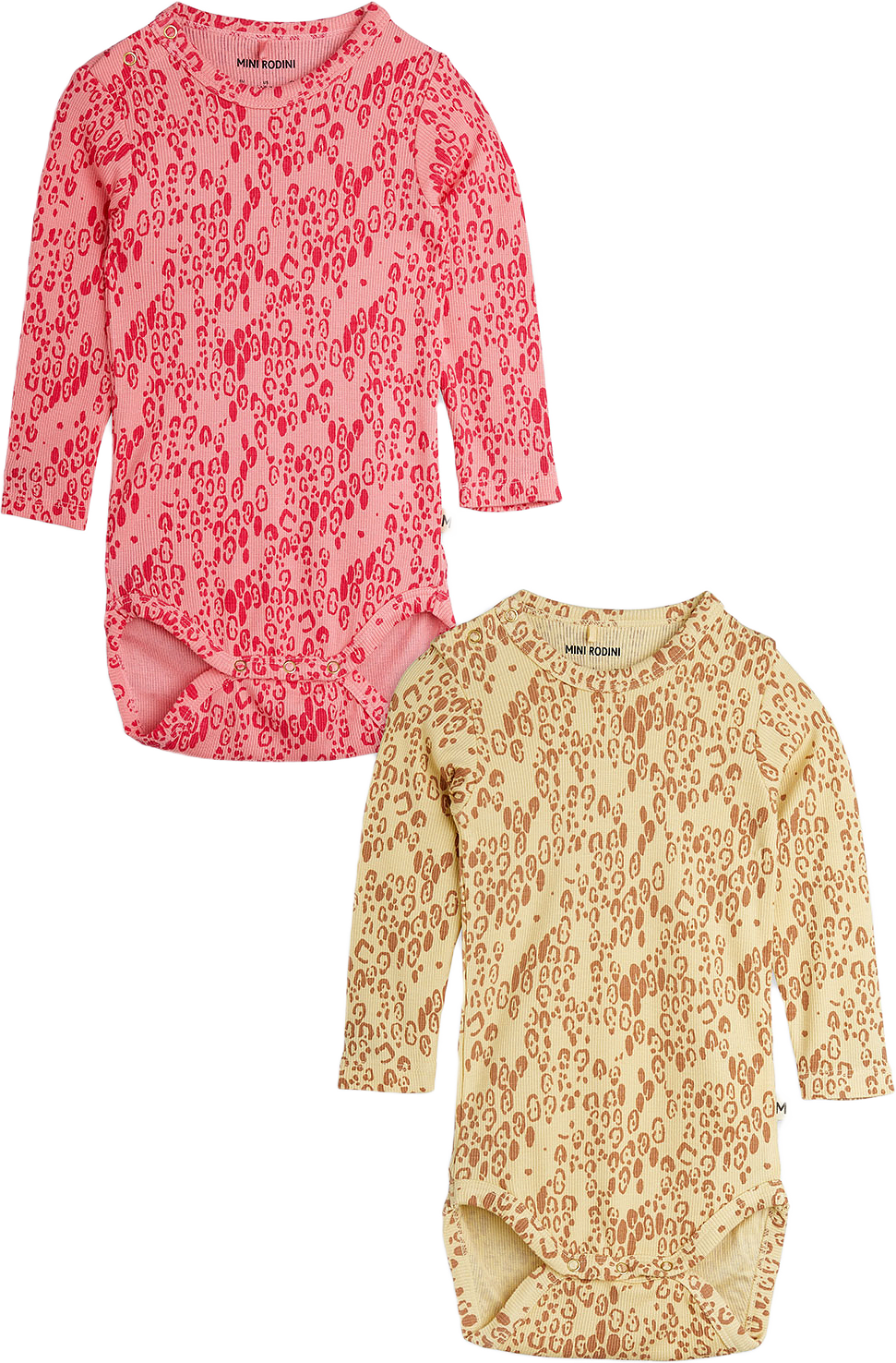 Mini Leopard 2-Pack Långärmad Body
