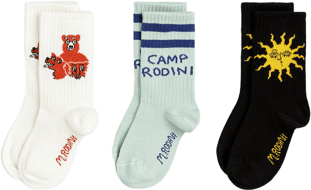Camp Rodini 3-Pack Strumpor