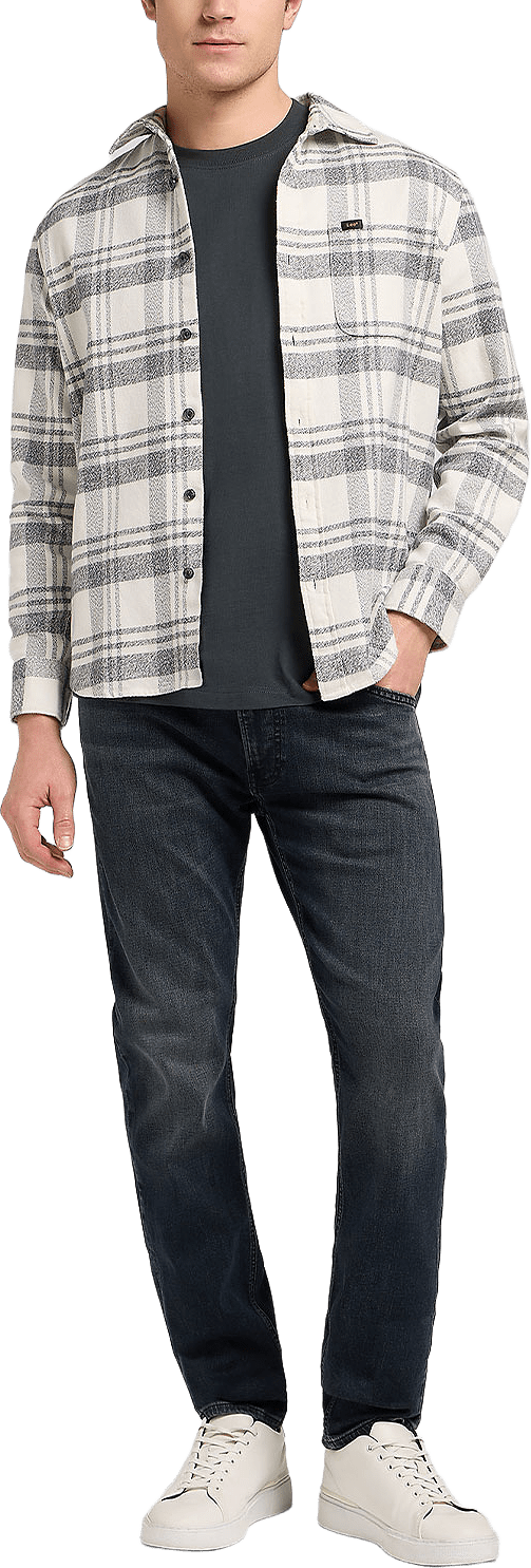 Mercantile Shirt, från Lee, i färgen Painter Gray Jaspe Plaid.