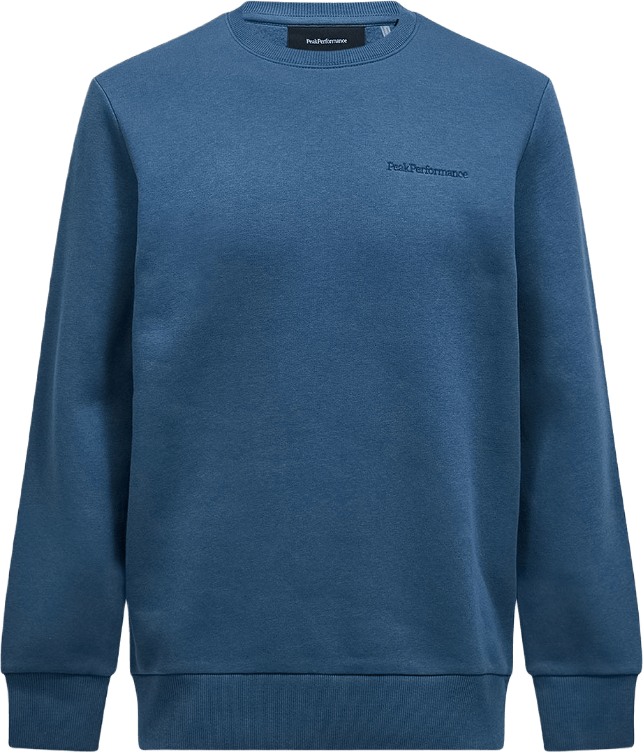 M Original Small Logo Crew, från Peak Performance, i färgen Mountain Lake.