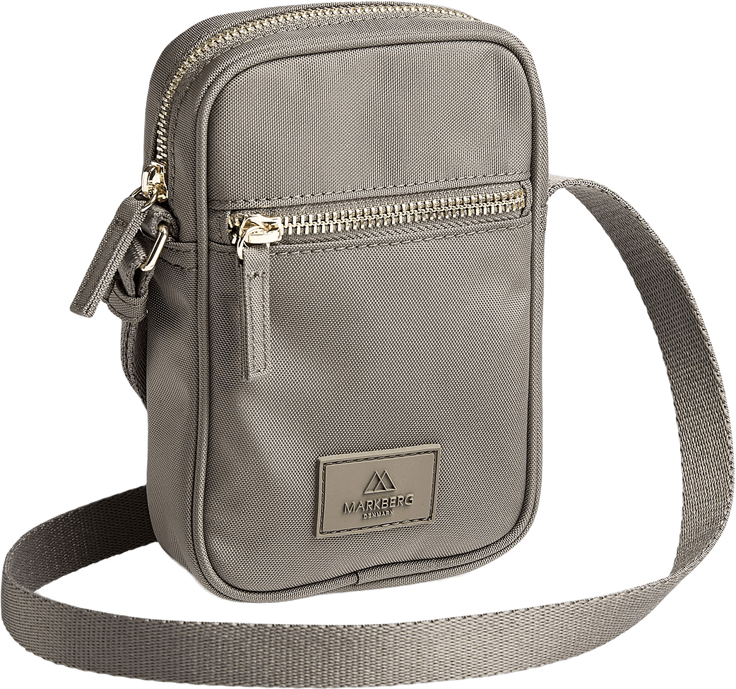 StateMBG Mini Cross Bag, från Markberg, i färgen Walnut W/Gold.