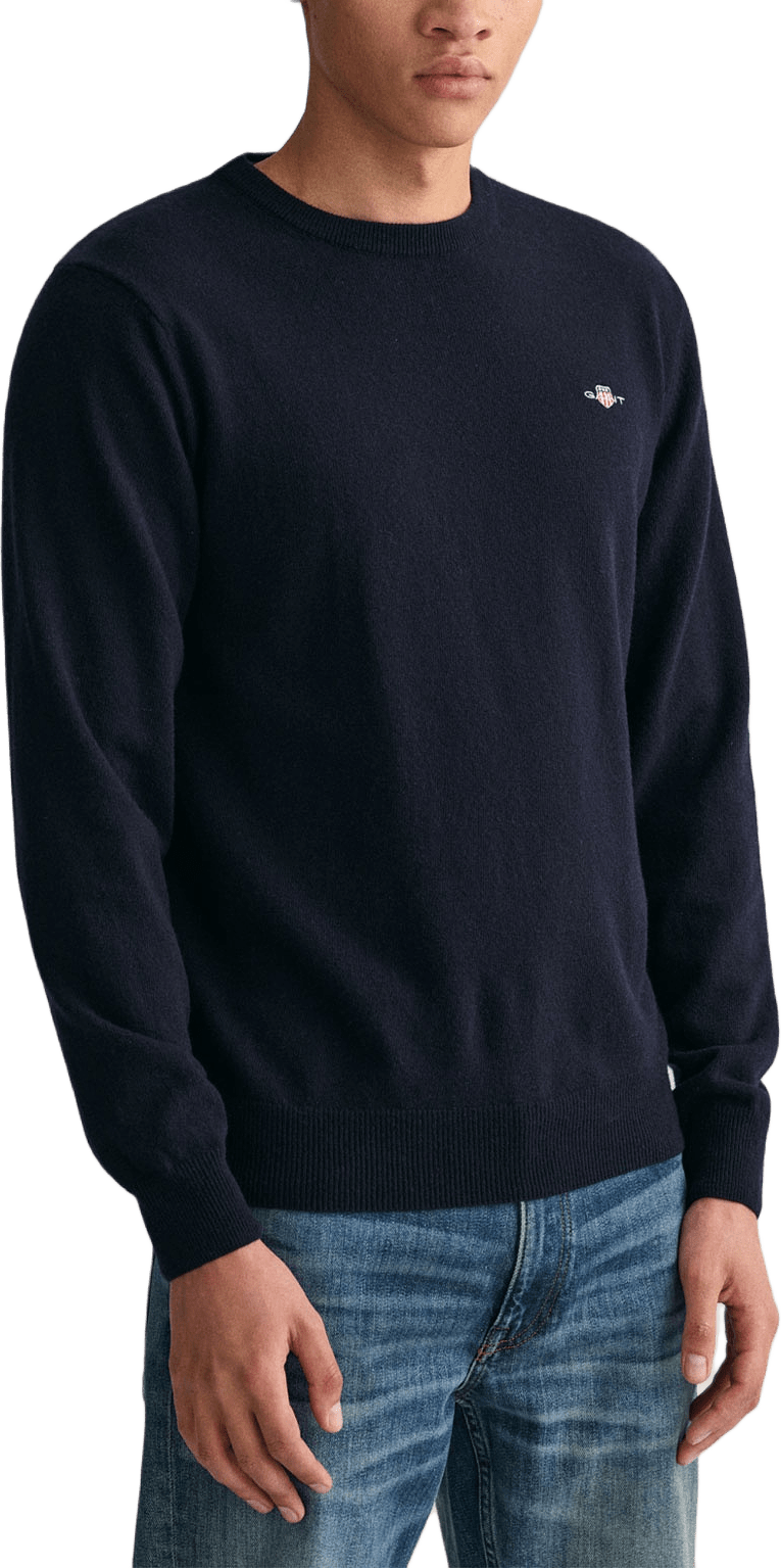 Superfine Lambswool Crew Neck Sweater