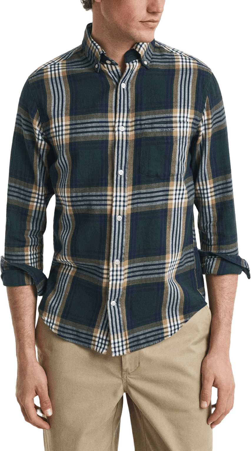 Reg Windblown Flannel Check Shirt