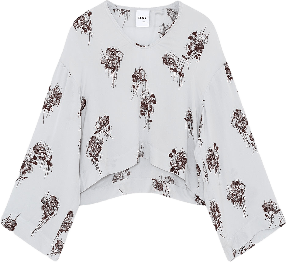 Newman Top - Pearl Falling Flowers, från DAY Birger et Mikkelsen, i färgen 500153 Pearl Falling Flower.