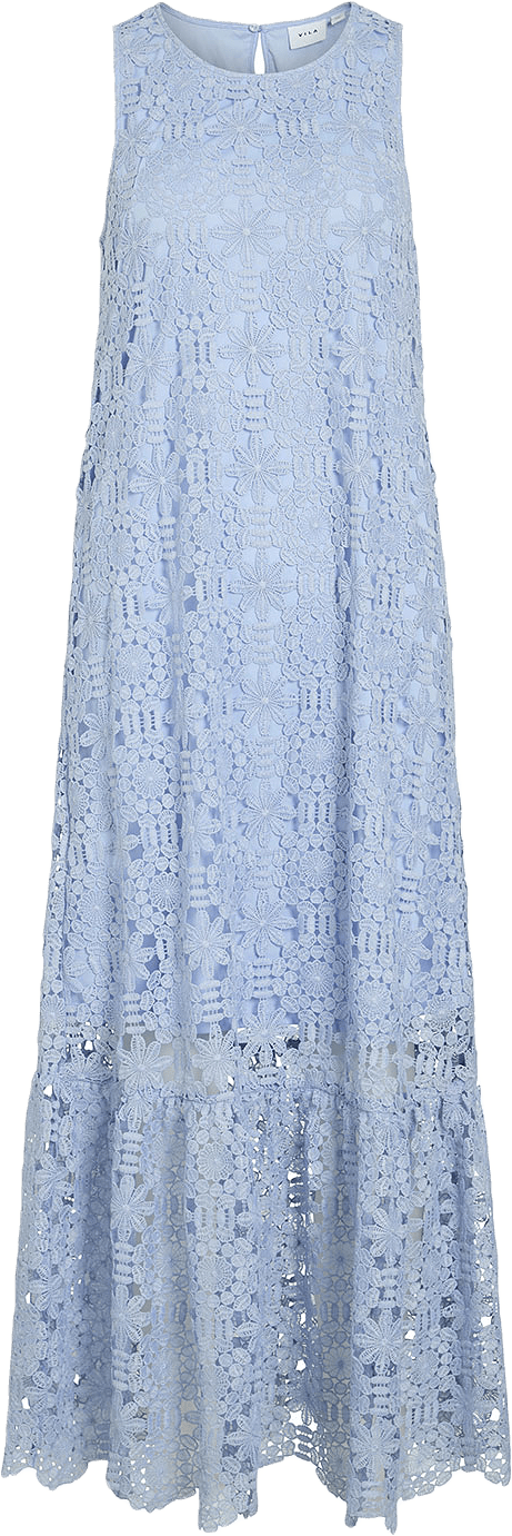 Viado Maxiklänning i spets, från Vila, i färgen Kentucky Blue.