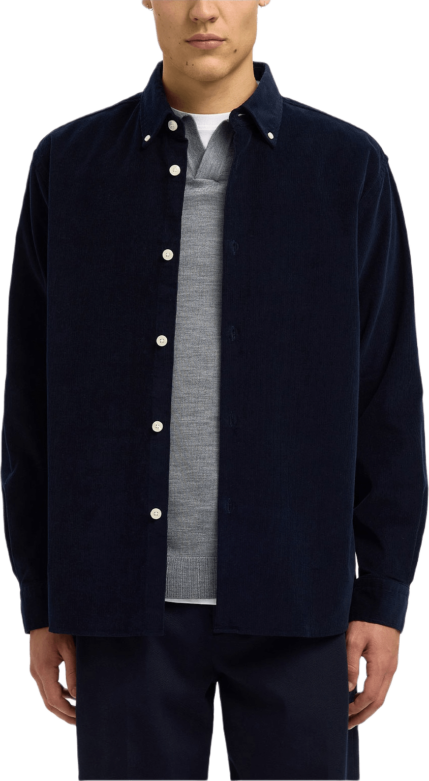 SLHREGDANNI Skjorta, från Selected Homme, i färgen Sky Captain.