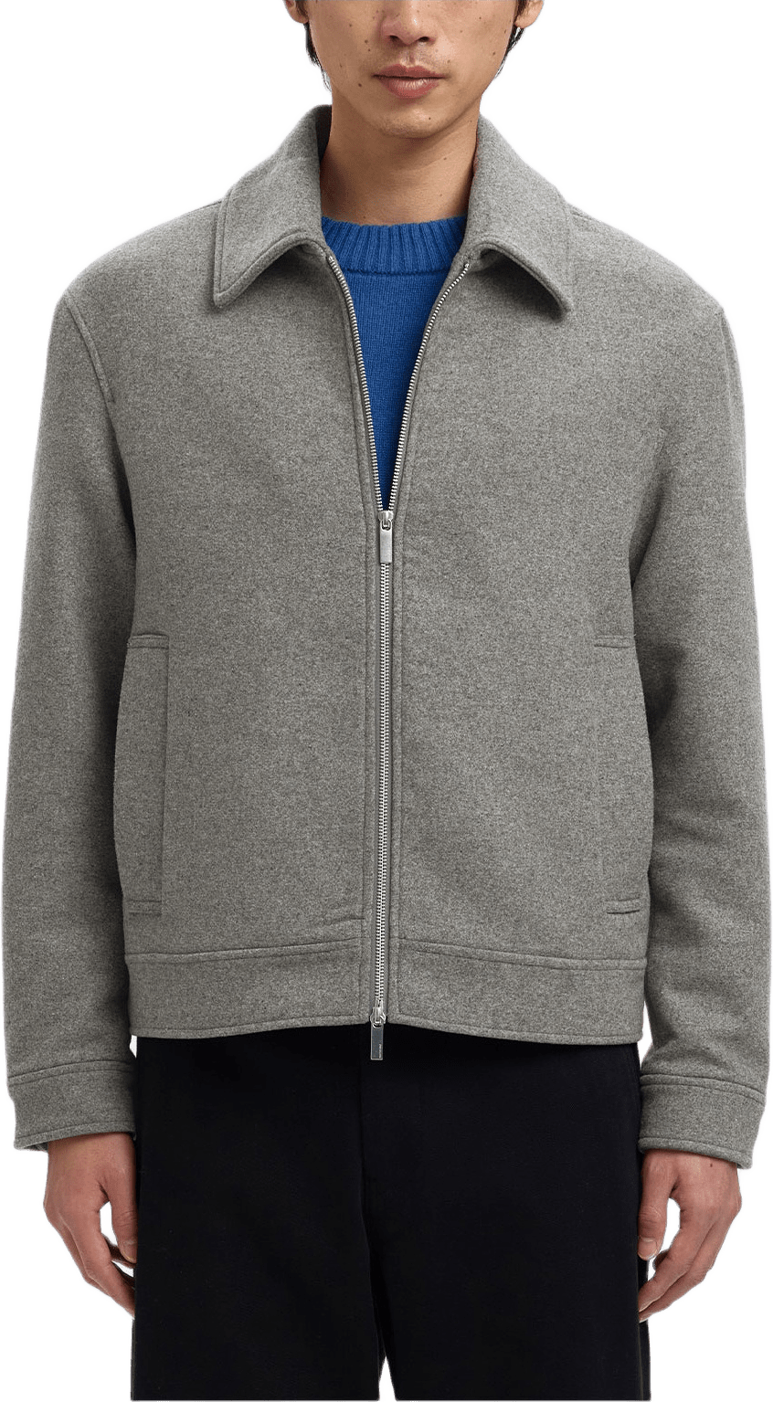 SLHPHILIP Jacka, från Selected Homme, i färgen Grey Melange.