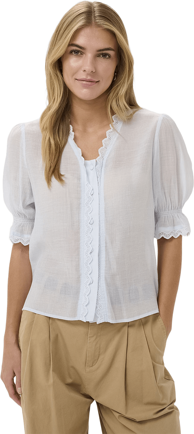 KristelSZ Shirt, från Saint Tropez, i färgen Skyway.