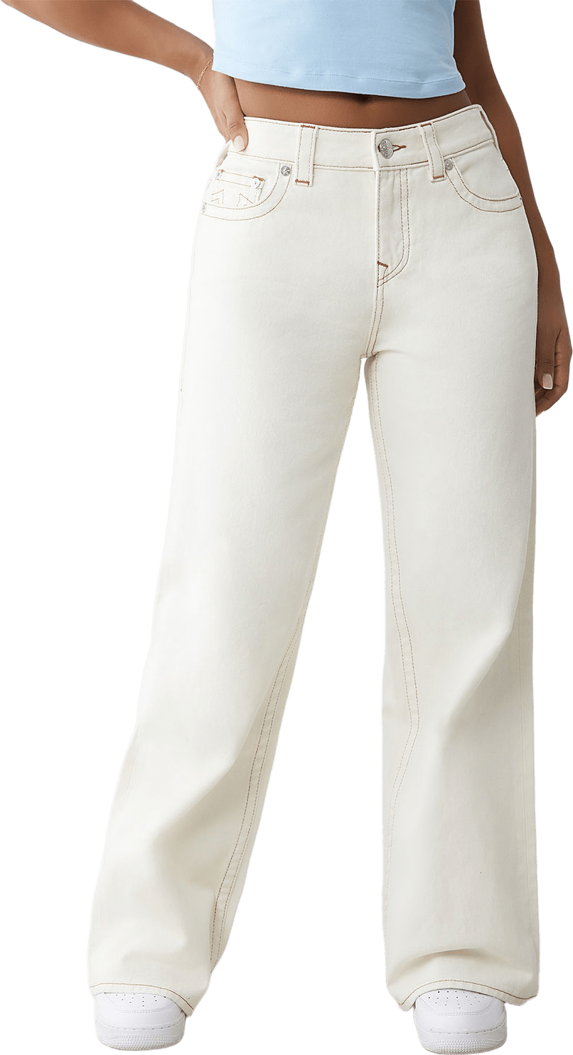 Bobbi Baggy, från True Religion, i färgen Winter White.
