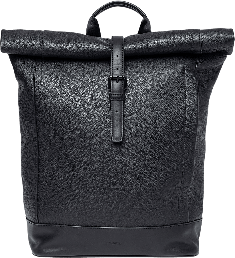 Leather Rolltop Backpack