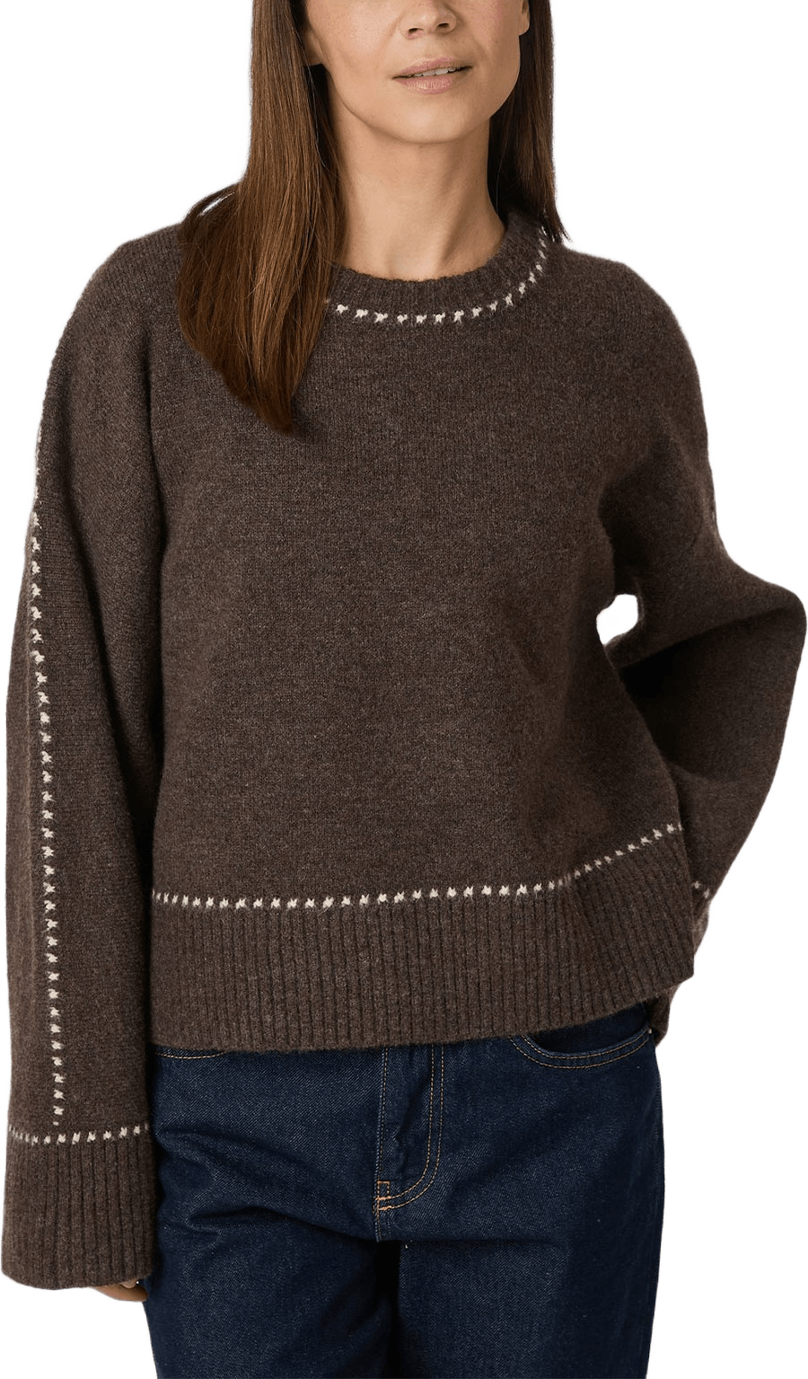 Roeme Knit Stitch Blouse