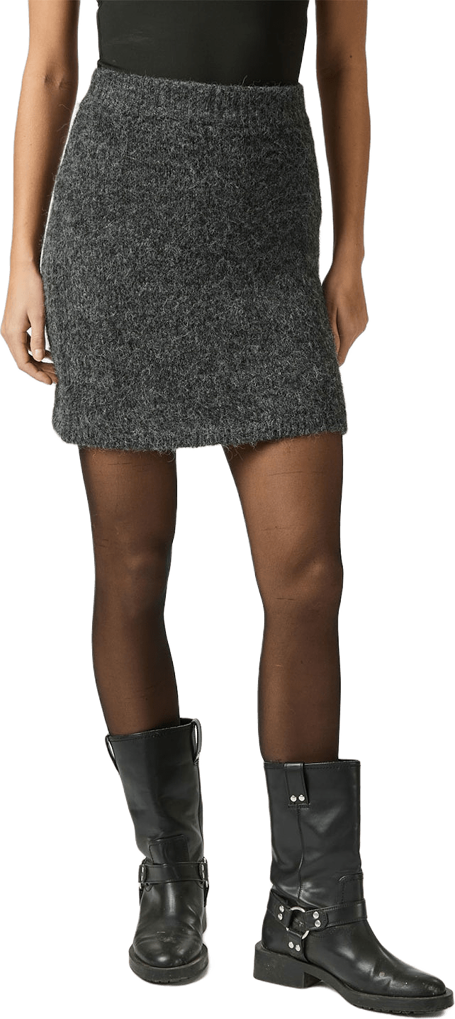 Naria Fluffy Knit Skirt