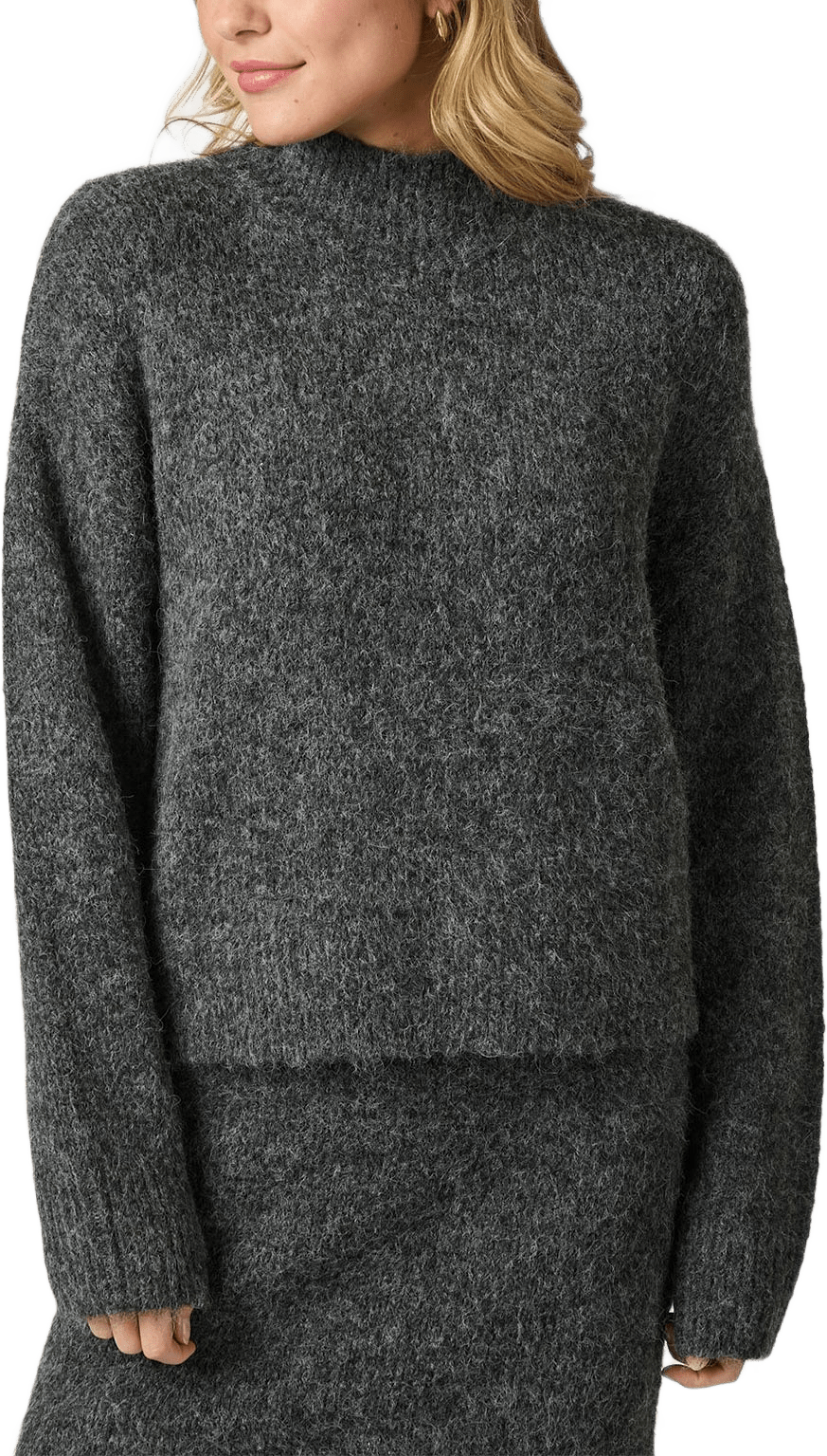 Paulina Fluffy Knit Blouse