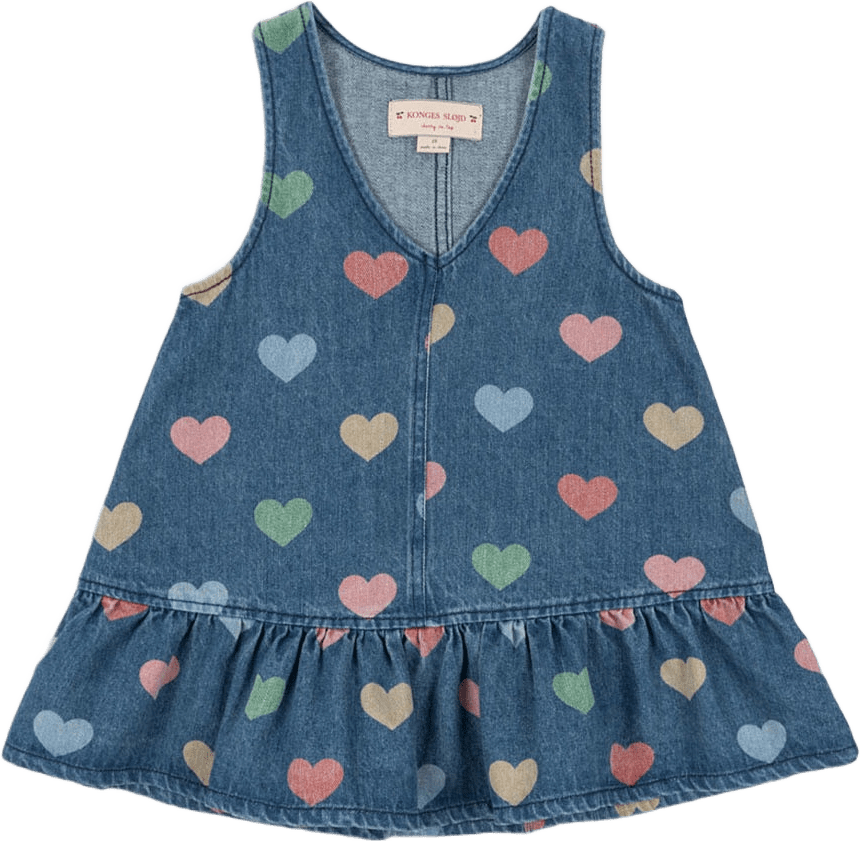 MAGOT DRESS GOTS, från Konges Sløjd, i färgen Bon Coeur Coloré.