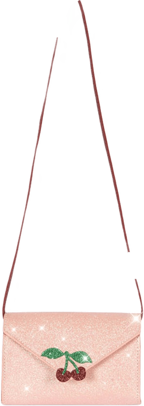 WALLET LOVE LETTER BAG, från Konges Sløjd, i färgen Pink Glitter.