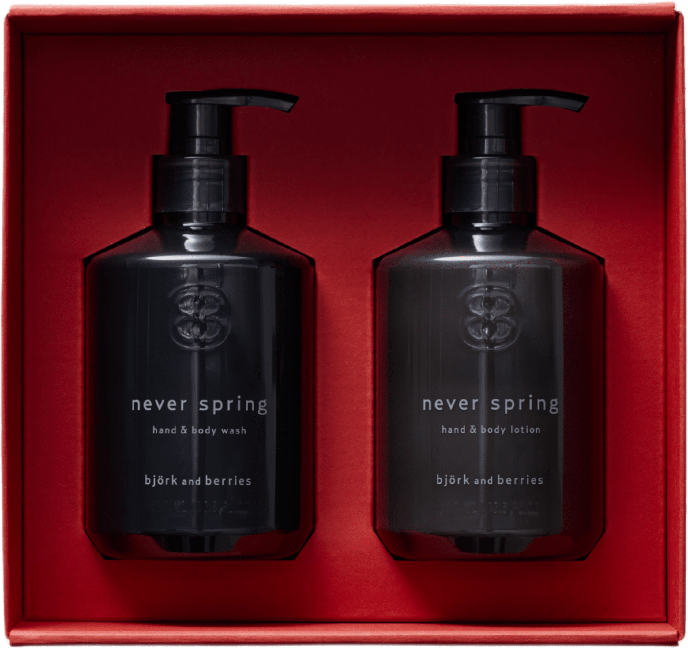 Never Spring Hand & Body Care Duo, från Björk & Berries.