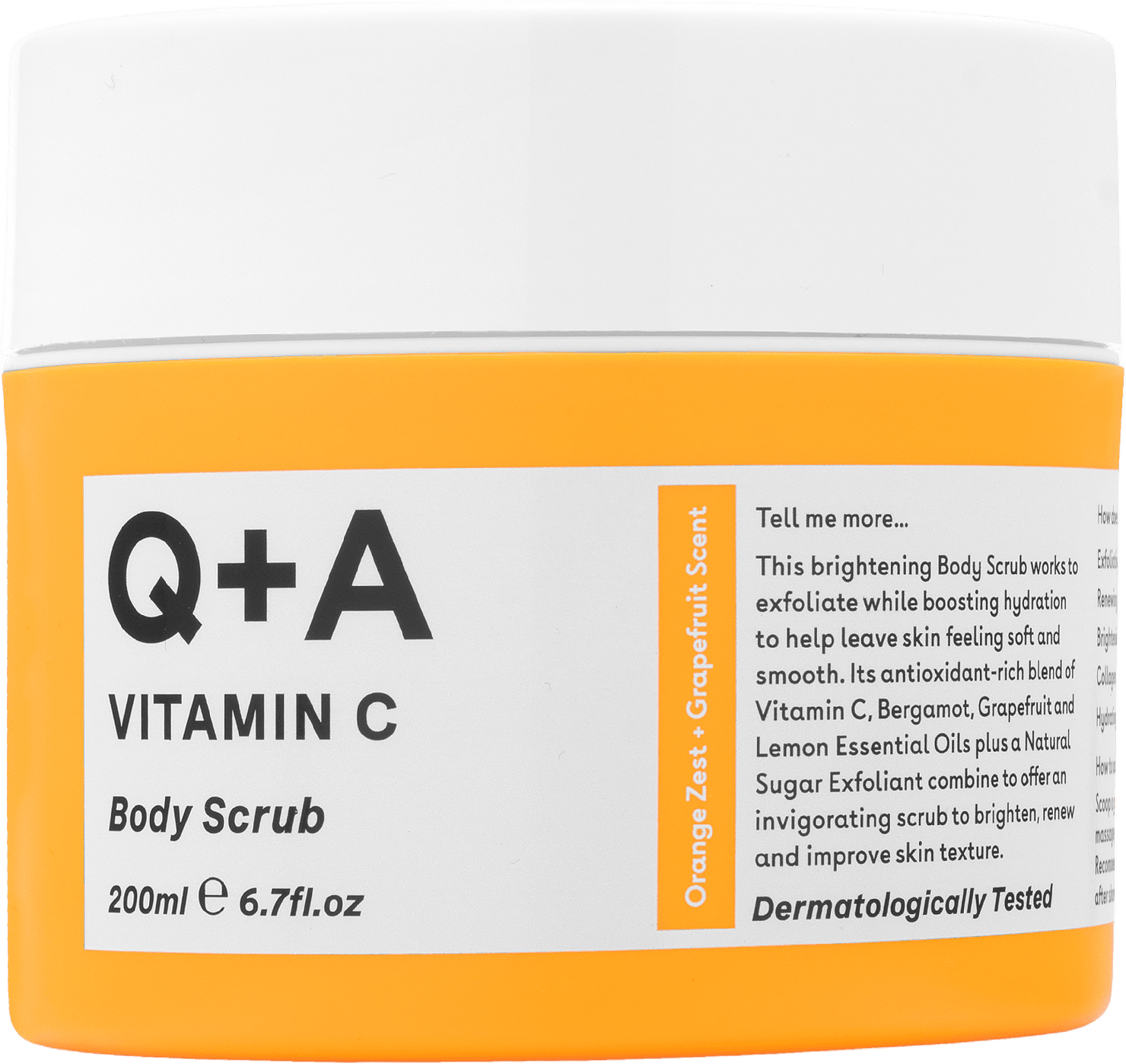 Vitamin C Body Scrub, från Q+A.