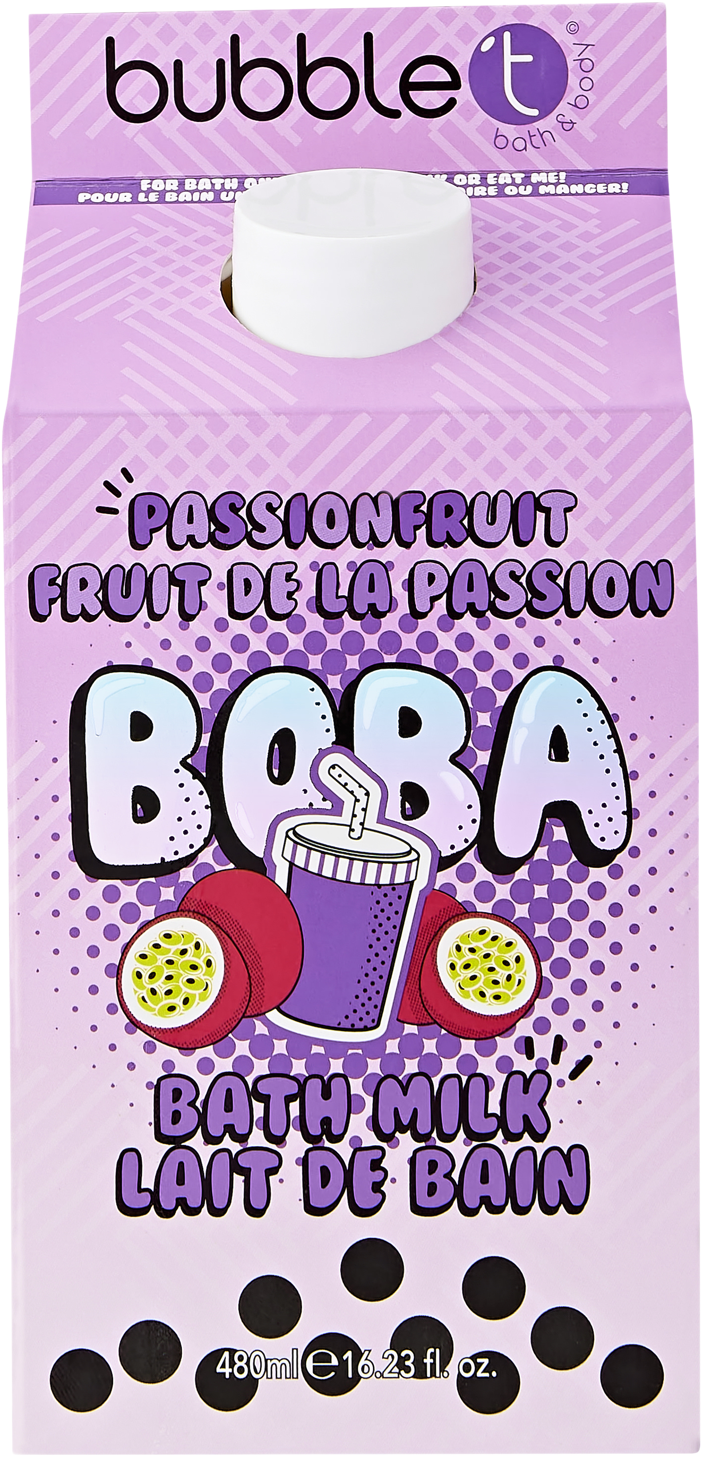 Boba Passionfruit Bath Milk, från BubbleT.