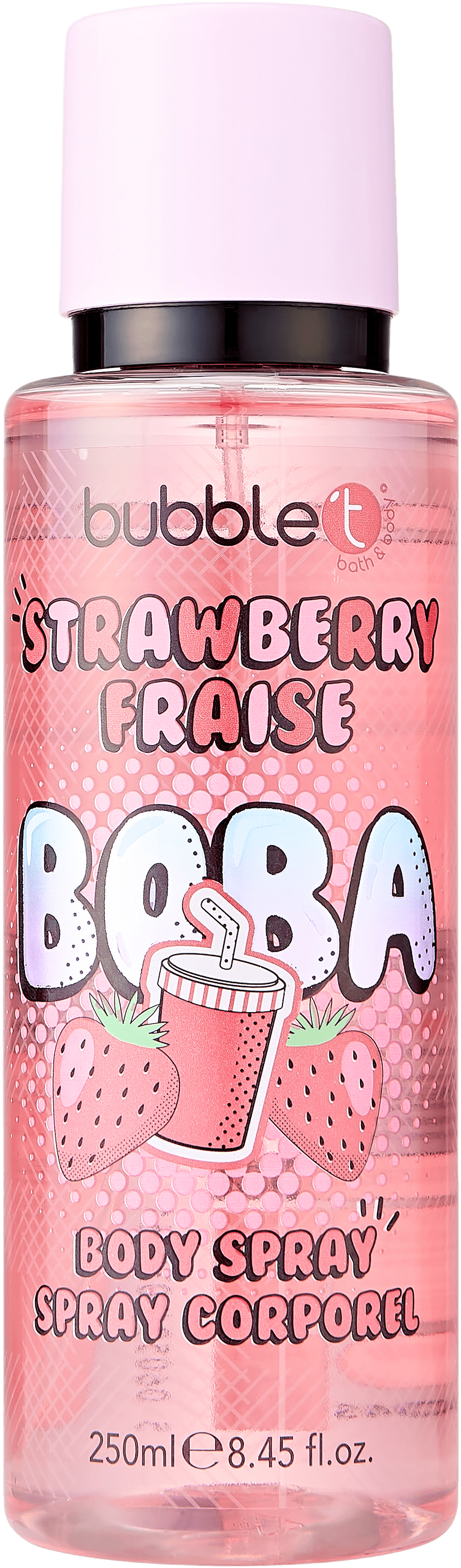 Boba Strawberry Body Spray, från BubbleT.