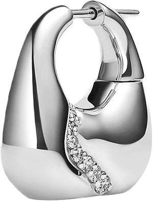 Weekender Flash Earring, från Maria Black, i färgen Silver.