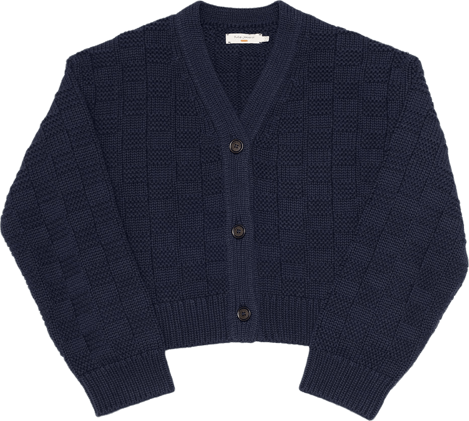 Karla Knitted Cardigan Blueberry, från Nudie Jeans, i färgen Blueberry.