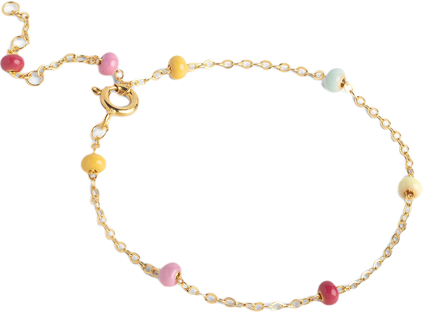 Bracelet, Lola Bold, från ENAMEL Copenhagen, i färgen Rainbow.