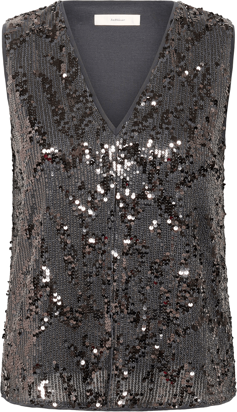 Kimba Top, från Inwear, i färgen Silver.