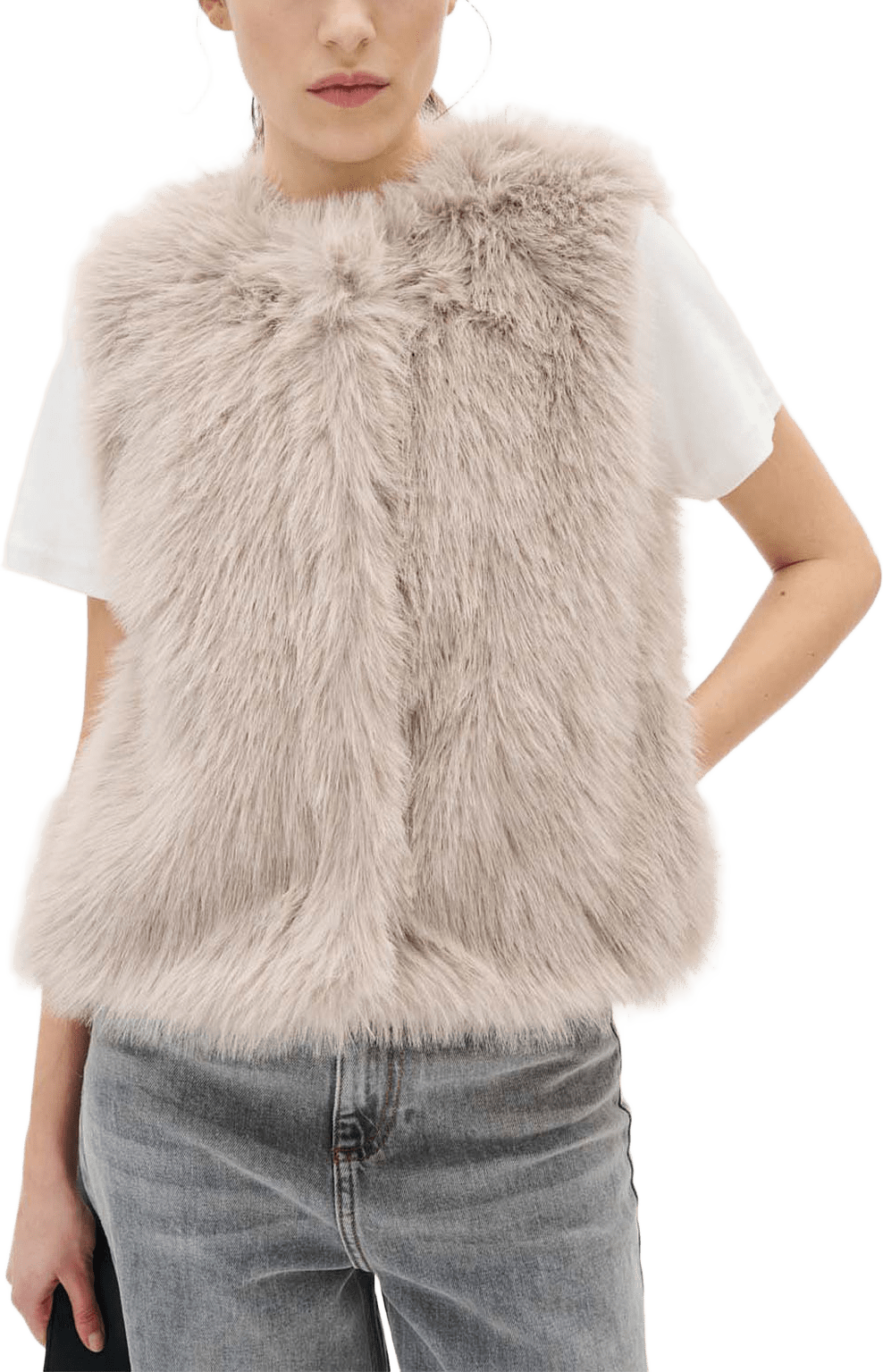 ZAZIAHIW WAISTCOAT Jacket, från Inwear, i färgen Clay.