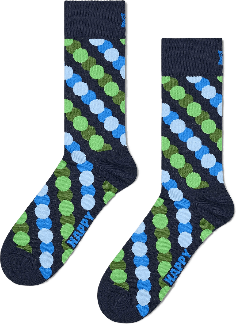 Big Dot Shade Sock, från Happy Socks, i färgen Navy.
