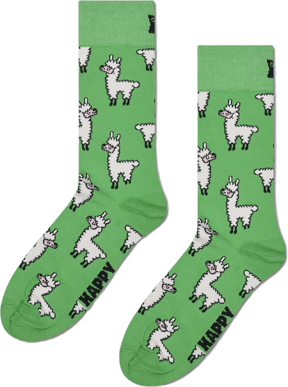 Llama Sock, från Happy Socks, i färgen Green.