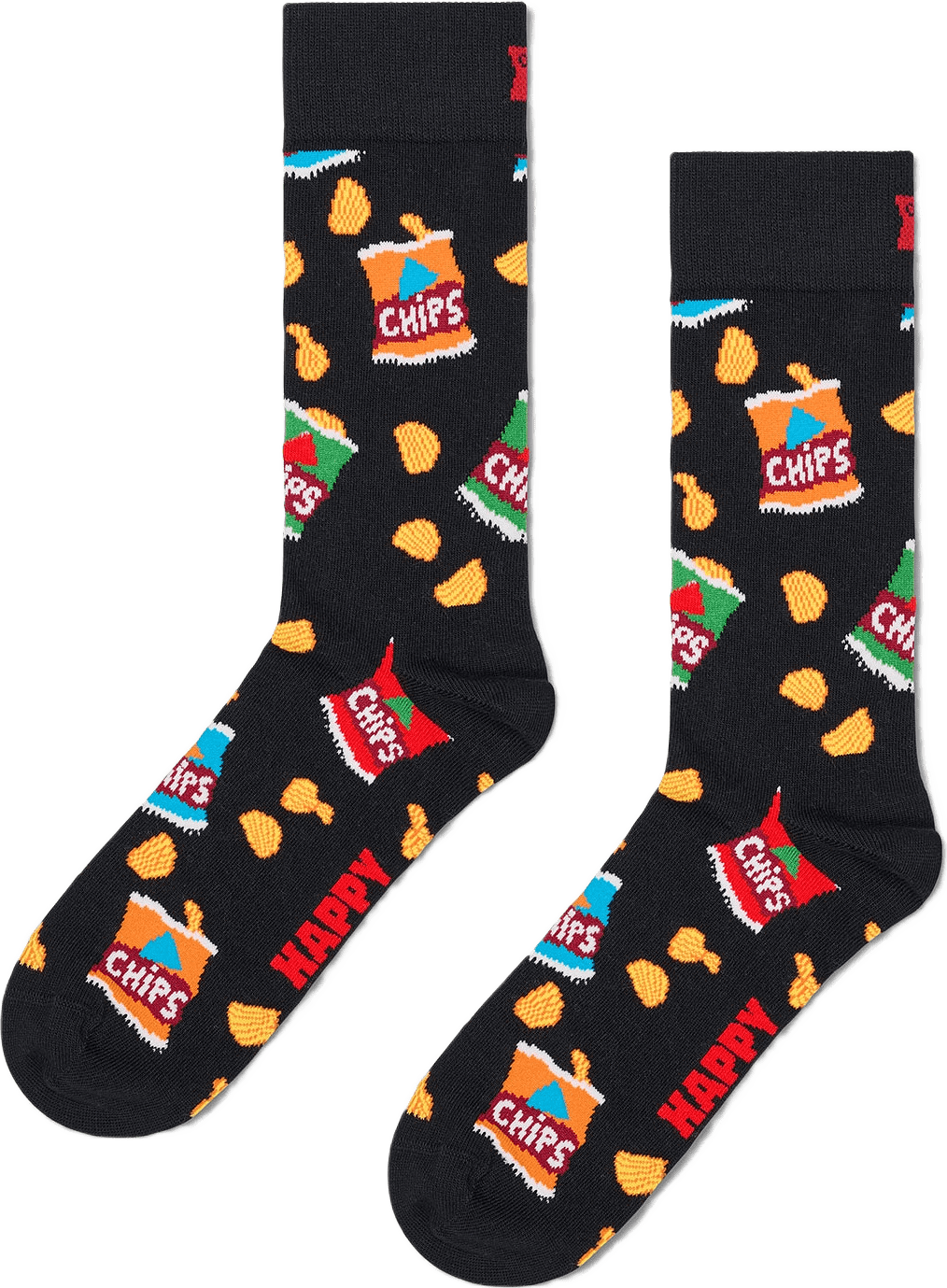 Chips Bag Sock, från Happy Socks, i färgen Black.