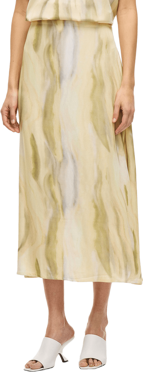 VIMURINA BAN Kjol, från Vila, i färgen Pale Banana Ban.