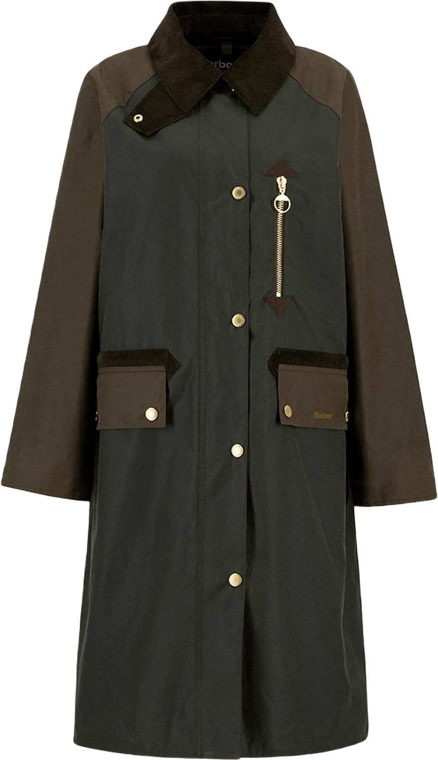 Evette Waxed Car Coat