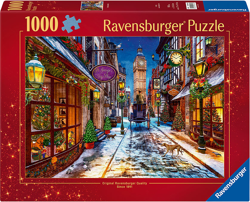 Pussel Christmas Time 1000 bitar, från RAVENSBURGER, i färgen Multicolor.